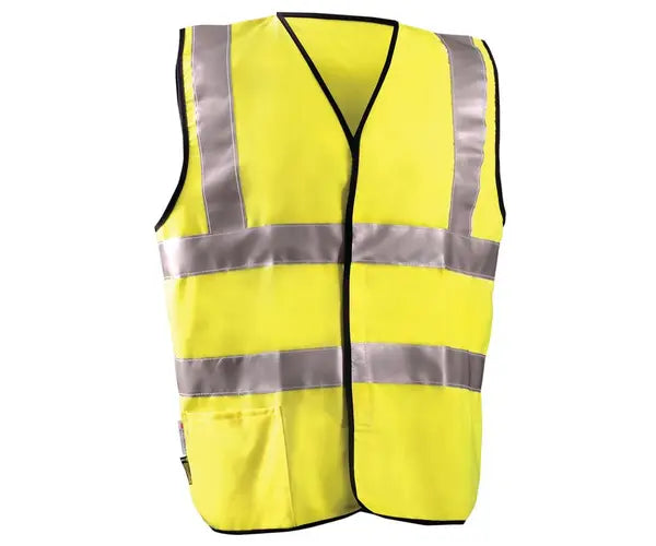 Flame Resistant Dual Stripe Solid Vest w/D-Ring Access